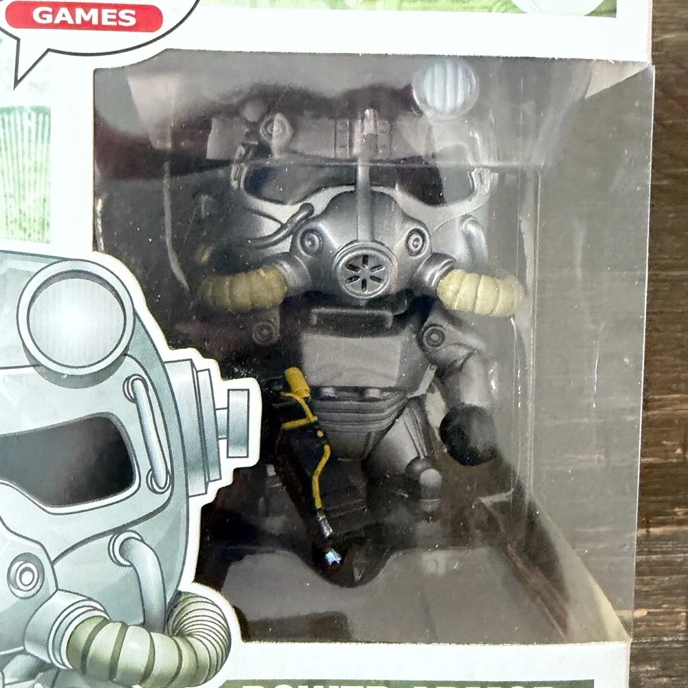 Funko Pop! Fallout Power Armor Vinyl Figure - Gray with Yellow Trim - Picture 2 of 9